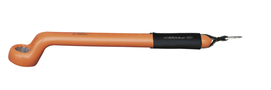 LLAVE DE ESTRELLA ACODADA <br/>UNA BOCA 42 MM 1000 V<br/> ANTI-CAIDA ACO